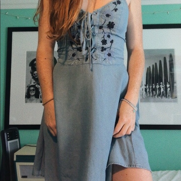🌟 abercrombie & fitch denim summer dress! 🌟 - Picture 2 of 4